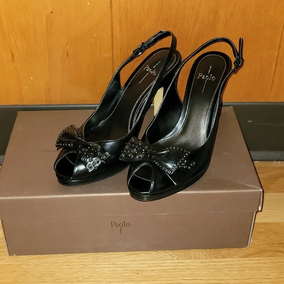 Linea Paolo Black Strappy Low Heel Shoes Shop Black Linea Paolo Online Nordstrom Rack